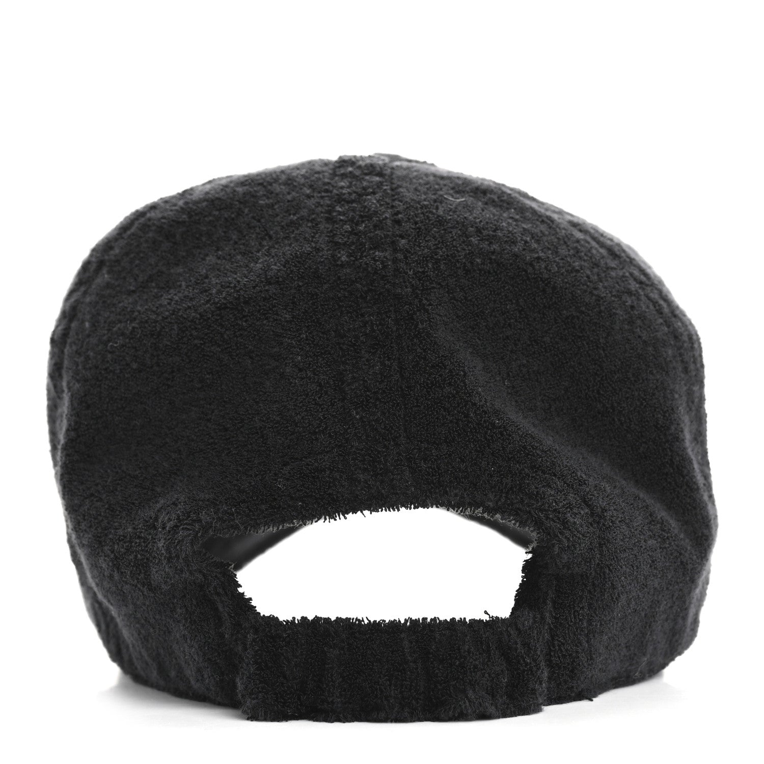 Chanel Terry Cotton CC Logo Hat Cap M Black 6 of 11