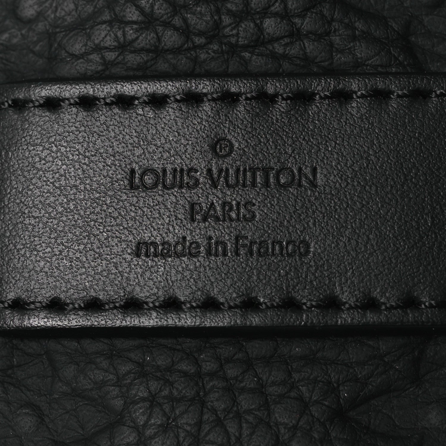 Louis Vuitton Monogram Taurillon Keepall Bandouliere 25 Black 5 of 9