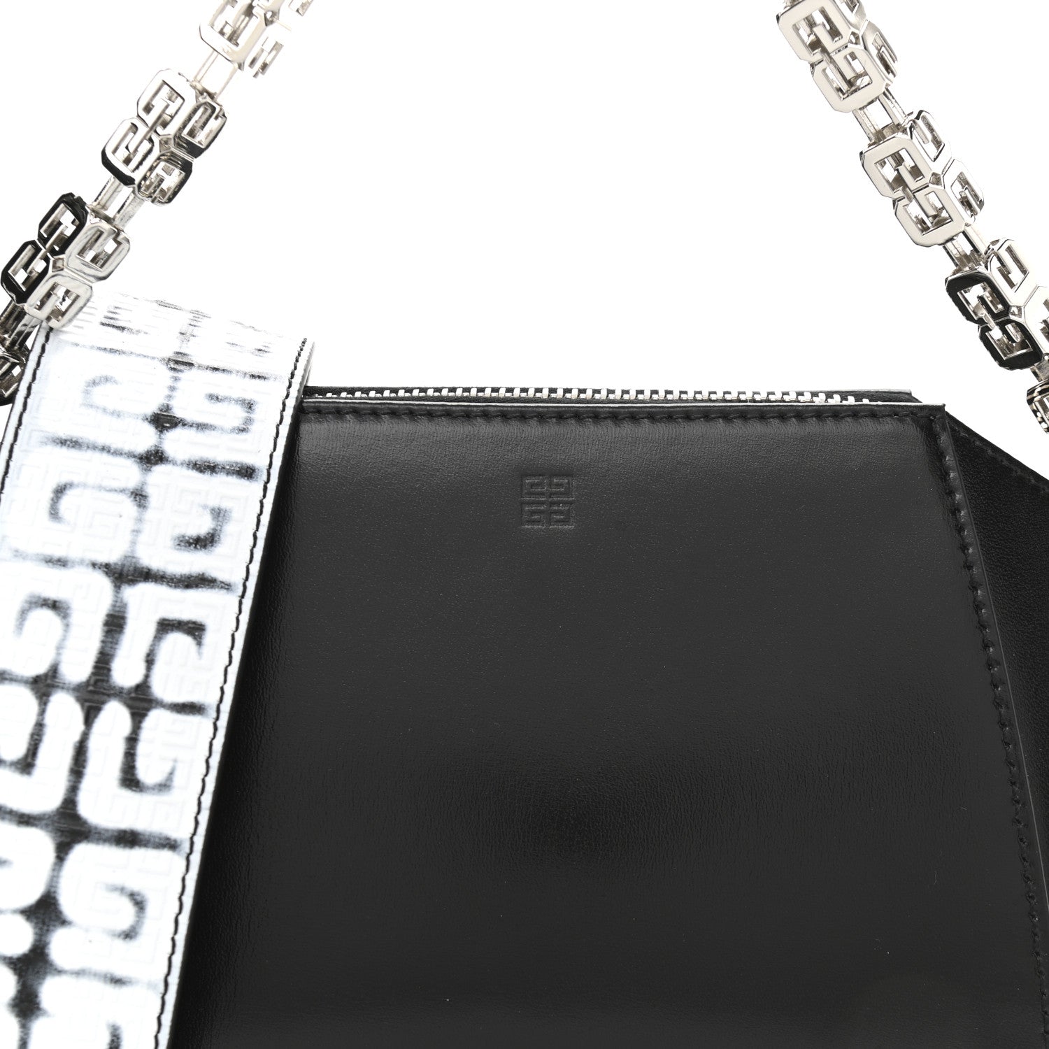 Givenchy X CHITO Box Calfskin 4G Printed XS Graffiti Antigona Black White 7 of 9