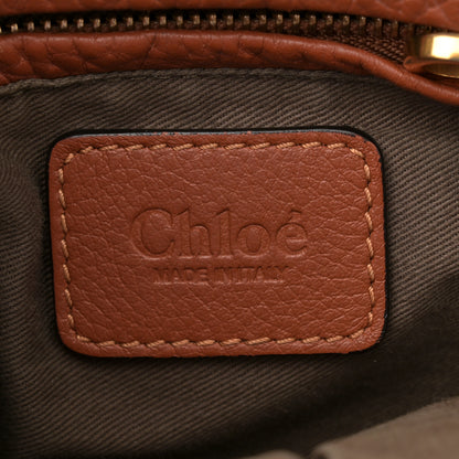 Chloe Calfskin Medium Marcie Satchel Tan 6 of 14