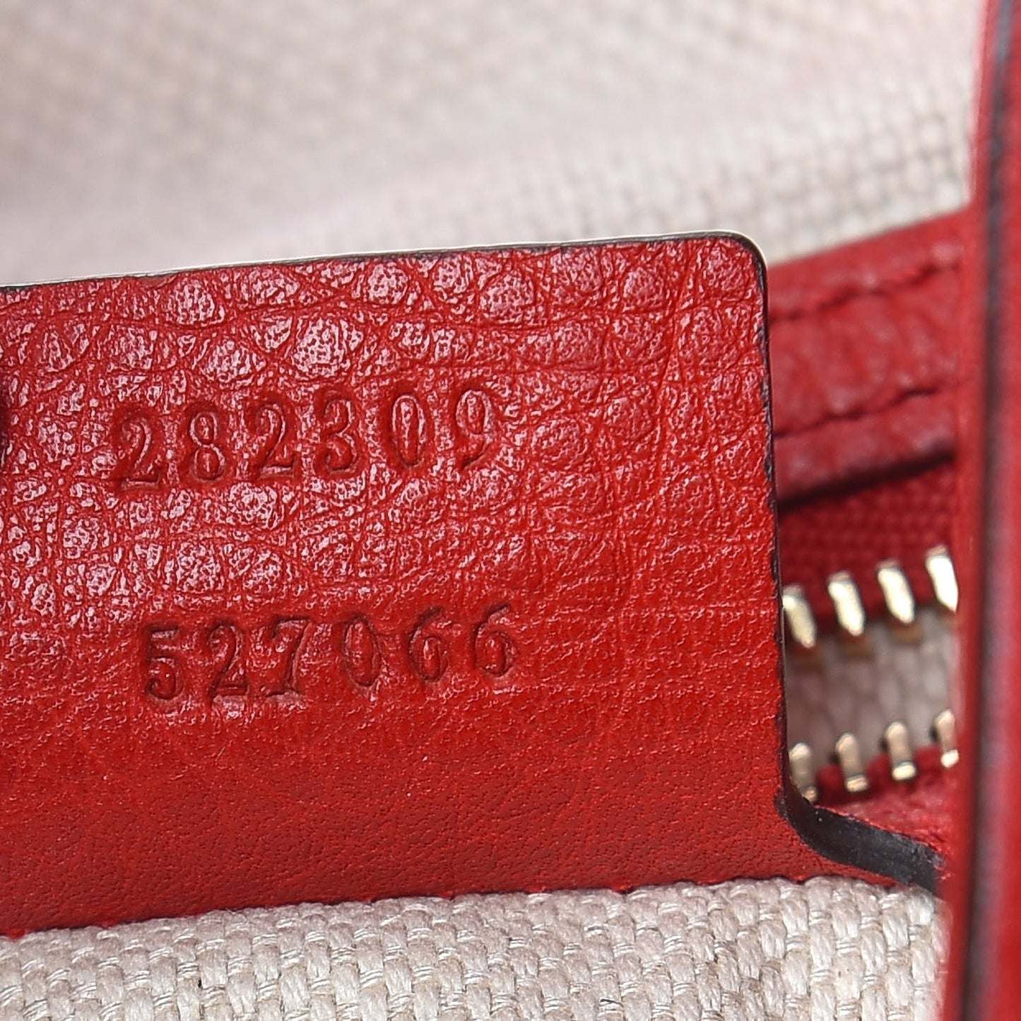 Pebbled Calfskin Medium Soho Shoulder Bag Red