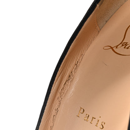 Christian Louboutin Shiny Nappa Pigalle Follies 100 Pumps 38 Black 11 of 17
