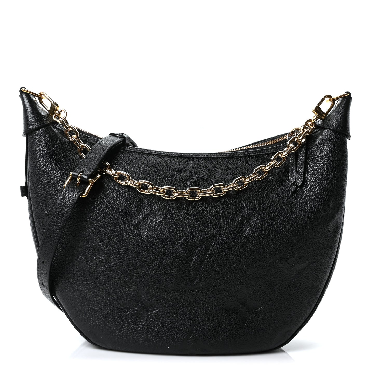 Empreinte Monogram Giant Loop Hobo Black