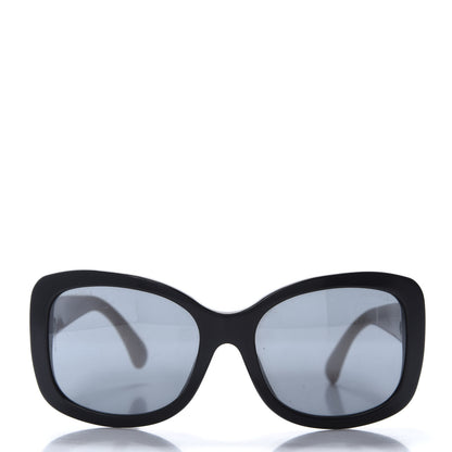 Chanel Acetate CC Sunglasses 5322 Black Beige 2 of 7