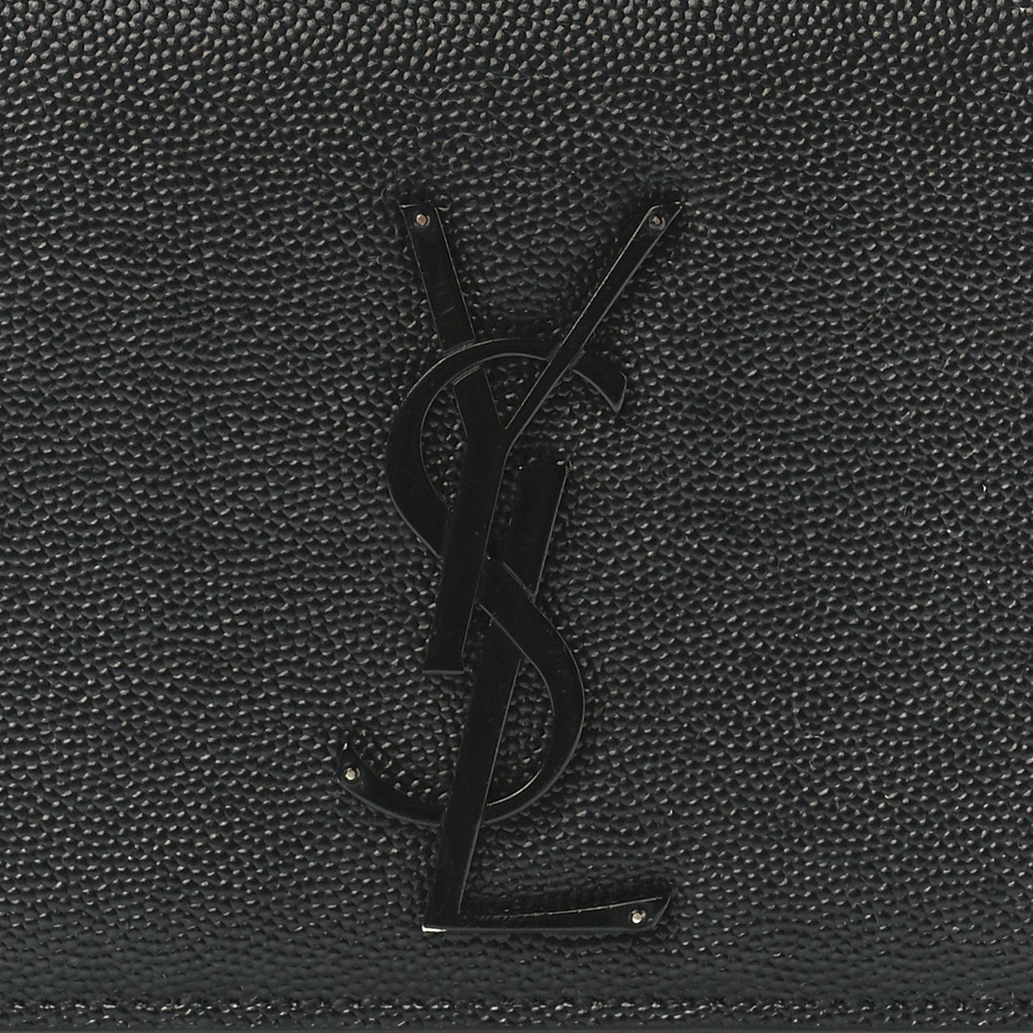 Saint Laurent Grain De Poudre Small Monogram Kate Satchel Black 11 of 15