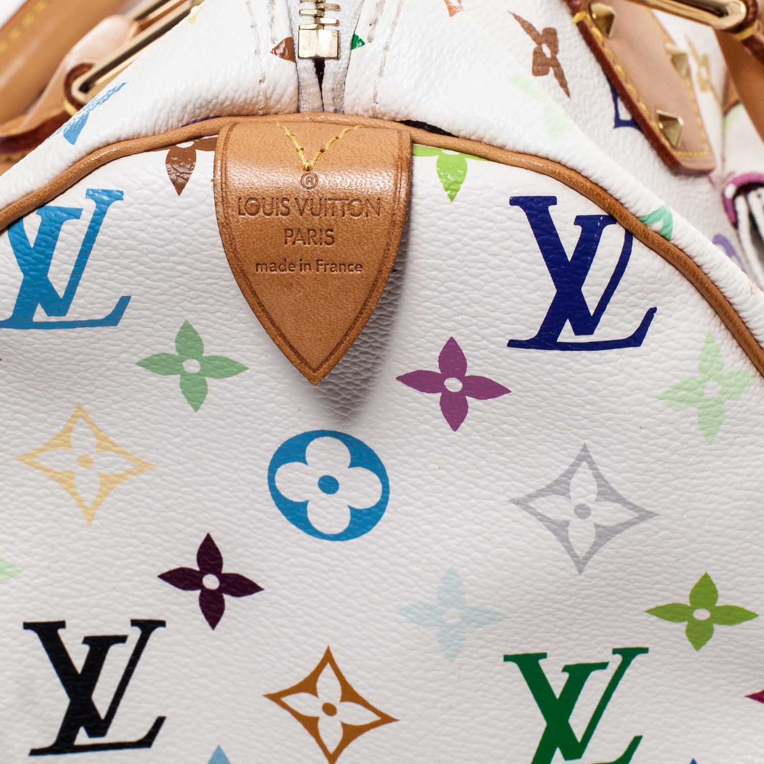 Louis Vuitton Monogram Multicolor Speedy 30 White 11 of 12