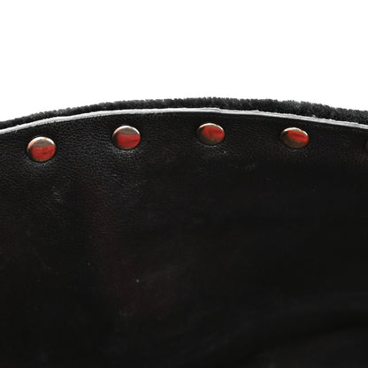 Valentino Garavani Velvet Small Rockstud Spike Shoulder Bag Black 10 of 11