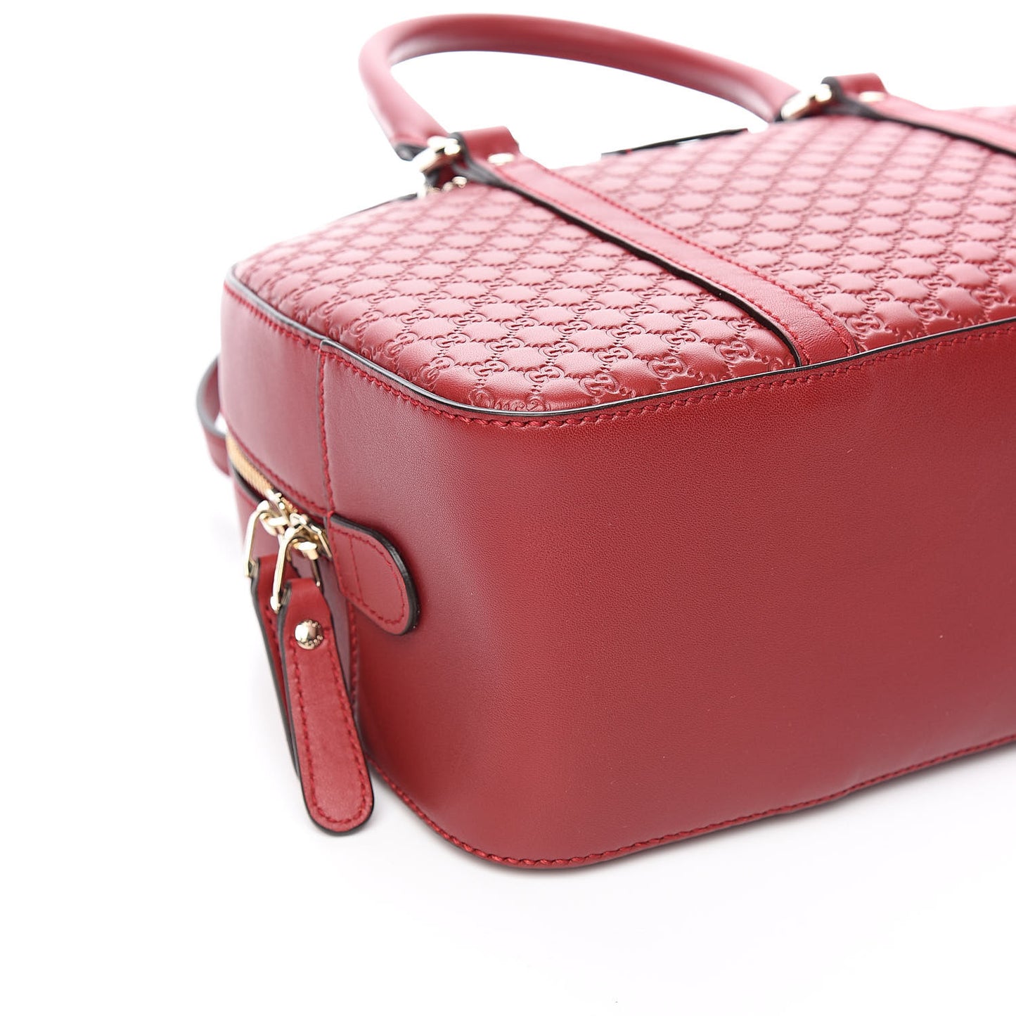 Soft Microguccissima Medium Crossbody Bag Rosso