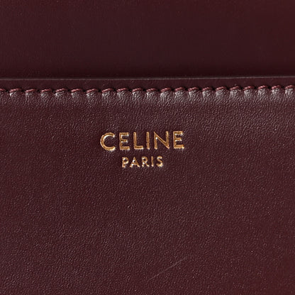 Celine Satinated Calfskin Medium 16 Top Handle Bag Light Burgundy 6 of 10