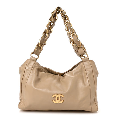 Chanel Lambskin Small Olsen Shoulder Bag Beige 1 of 12