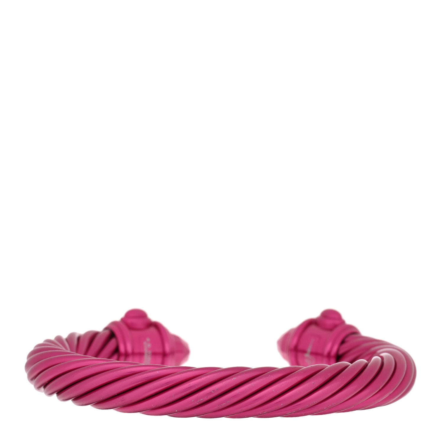 David Yurman Aluminum 10mm Renaissance Cable Bracelet Pink 2 of 3