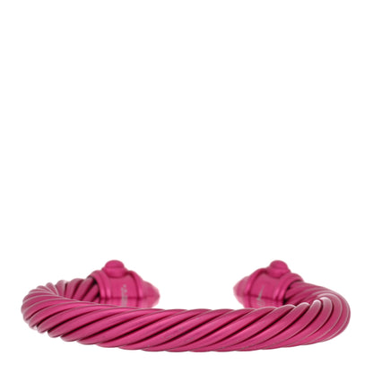 David Yurman Aluminum 10mm Renaissance Cable Bracelet Pink 2 of 3
