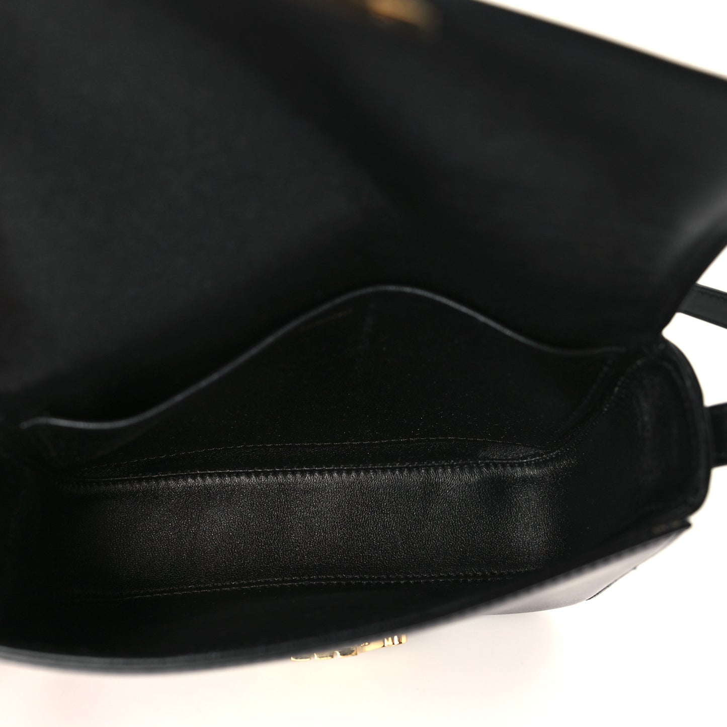 Shiny Calfskin Nano Triomphe Black