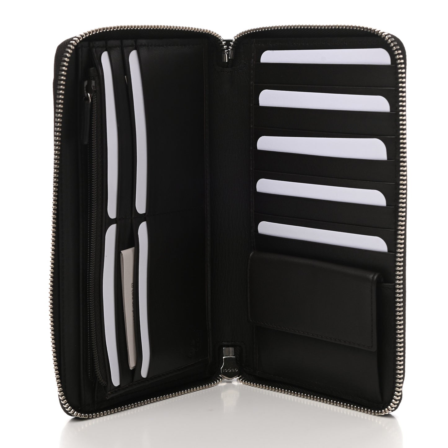 Microguccissima Large Zip Around Organizer Wallet Testa di Moro