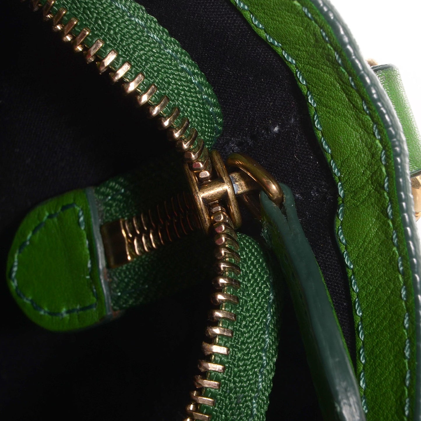 Smooth Calfskin Nano Luggage Green