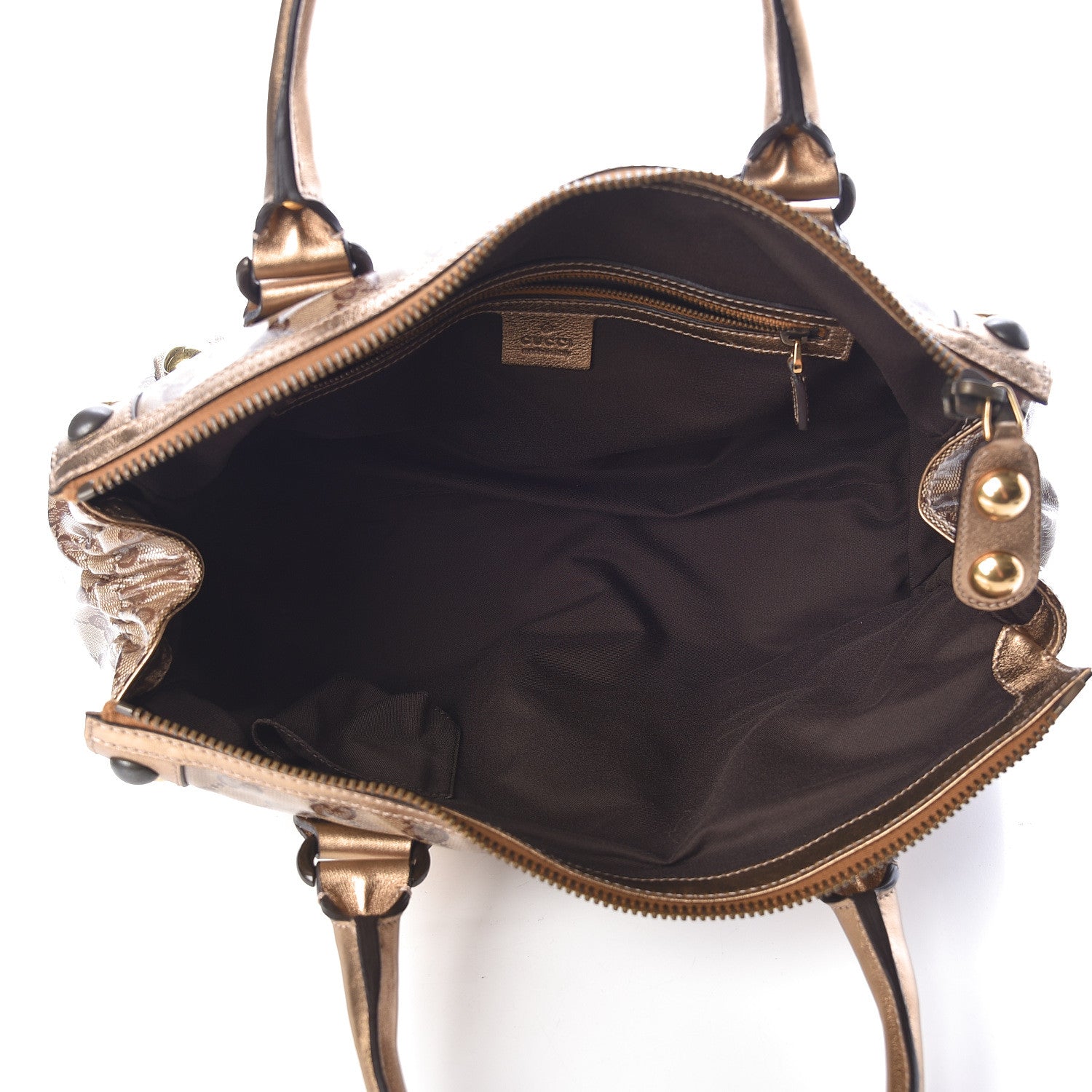 Gucci Crystal Monogram Babouska Tote 5 of 10