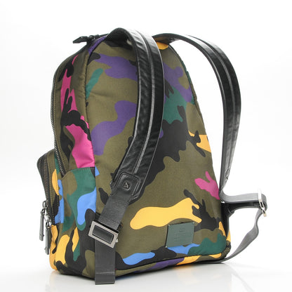 Valentino Garavani Nylon Camouflage Backpack Multicolor 3 of 6
