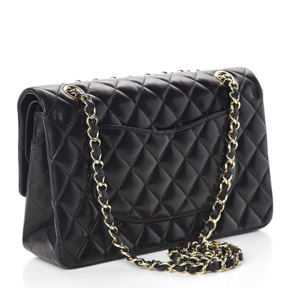 Chanel Lambskin Quilted Medium Double Flap Black 3 of 18