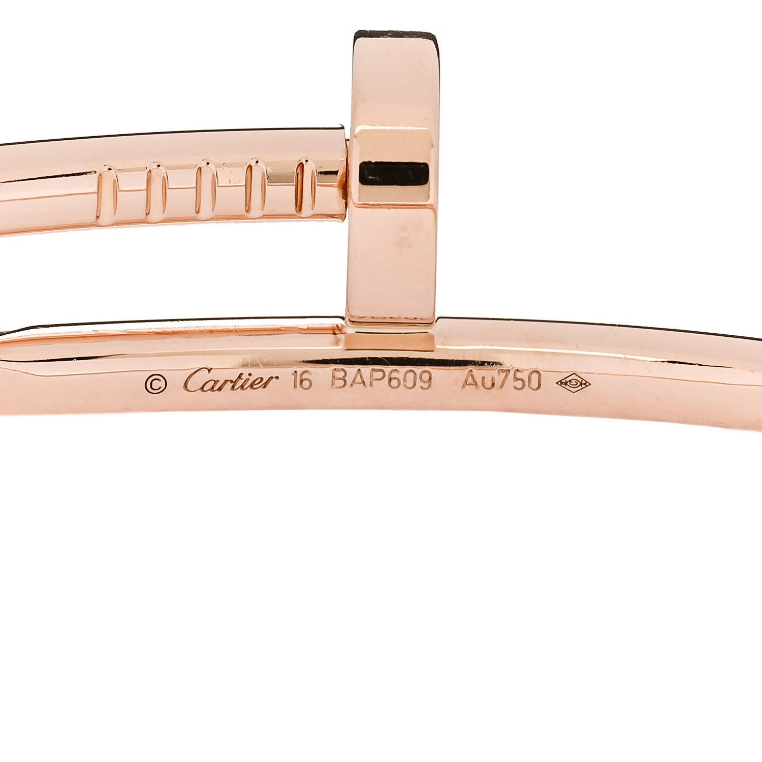 Cartier 18K Pink Gold Juste Un Clou Bracelet 16 3 of 4
