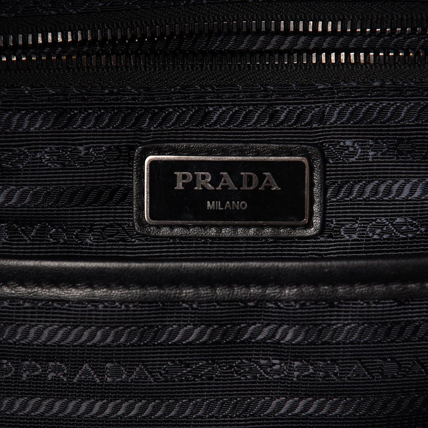 Prada Soft Calfskin Day Backpack Black 6 of 10