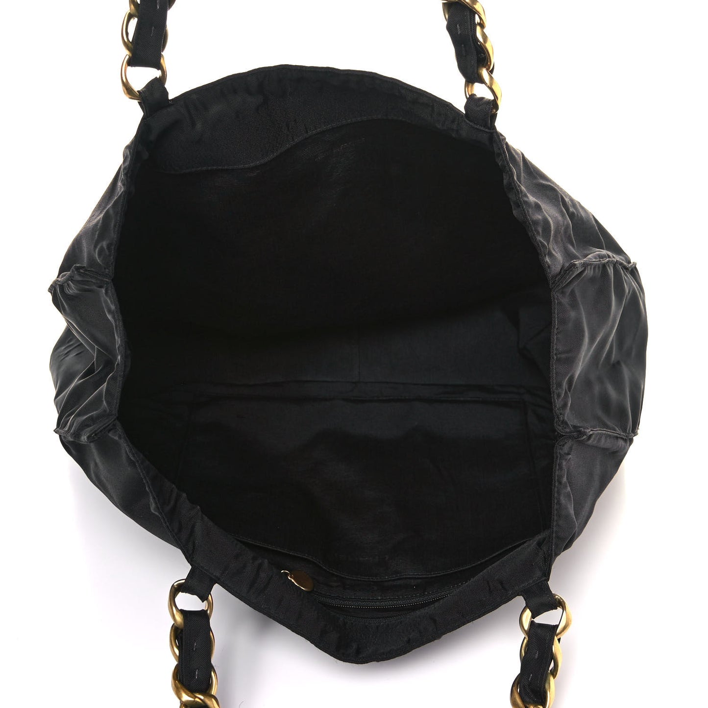 Canvas Chain Jumbo CC Tote Black