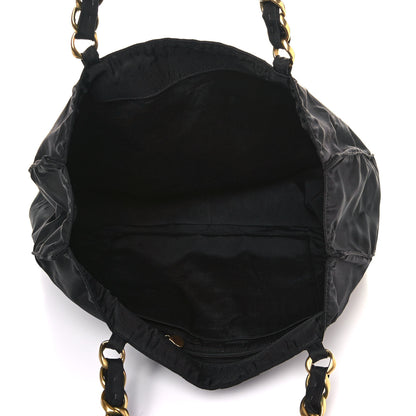 Chanel Canvas Chain Jumbo CC Tote Black 5 of 18
