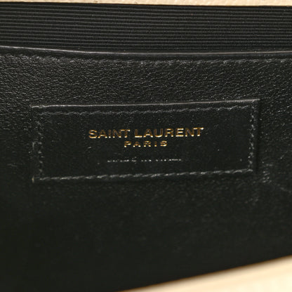 Saint Laurent Grain De Poudre Medium Classic Monogram Kate Satchel Crema Soft 7 of 9