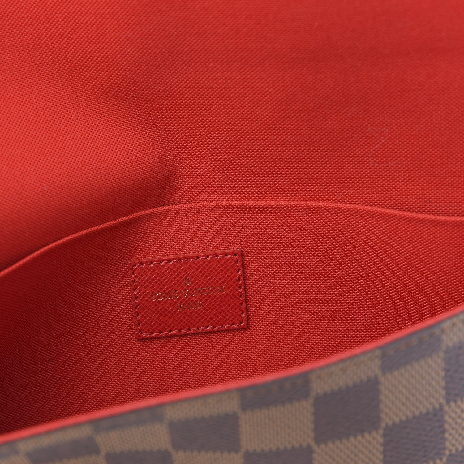 Louis Vuitton Damier Ebene Pochette Felicie Chain Wallet 7 of 11