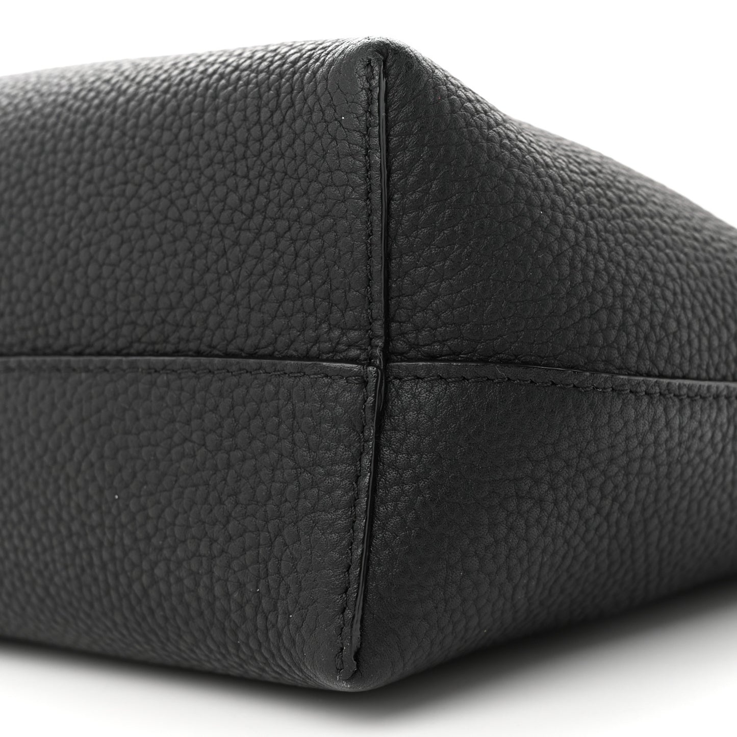 Grained Calfskin Small Park Tote Black
