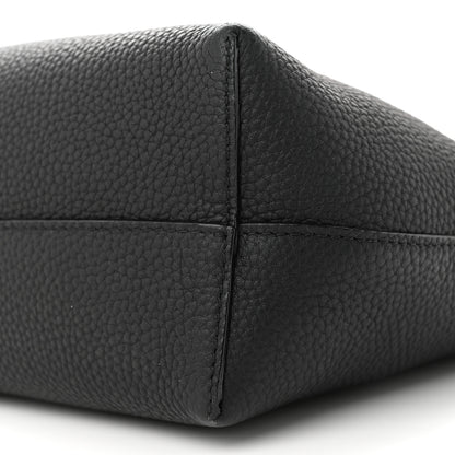 The Row Grained Calfskin Small Park Tote Black 10 of 12