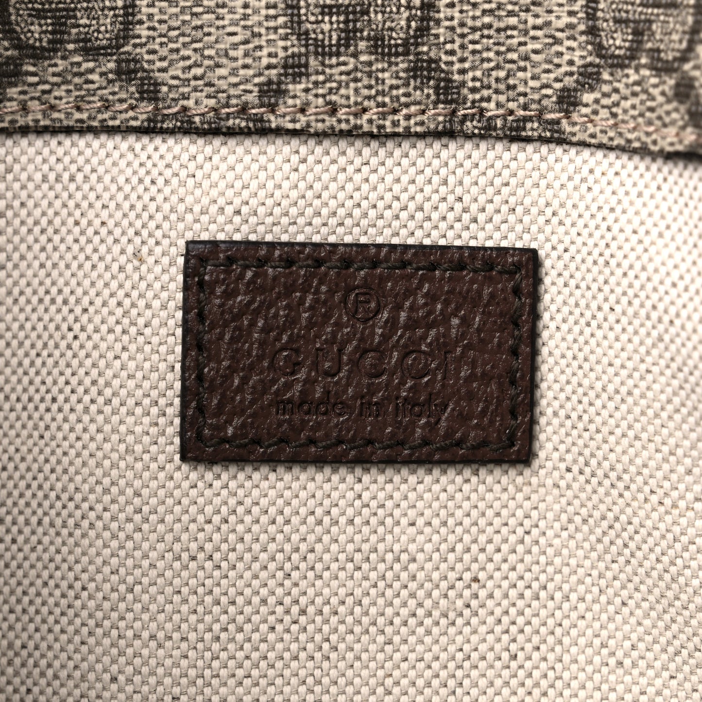 GG Supreme Monogram Neo Vintage Web Belt Bag Brown
