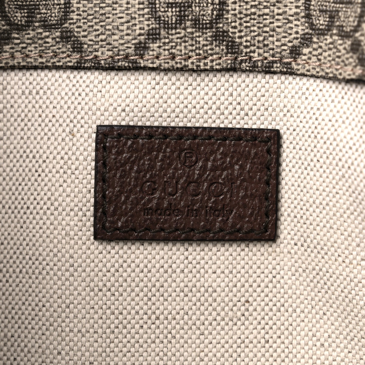 Gucci GG Supreme Monogram Neo Vintage Web Belt Bag Brown 5 of 9