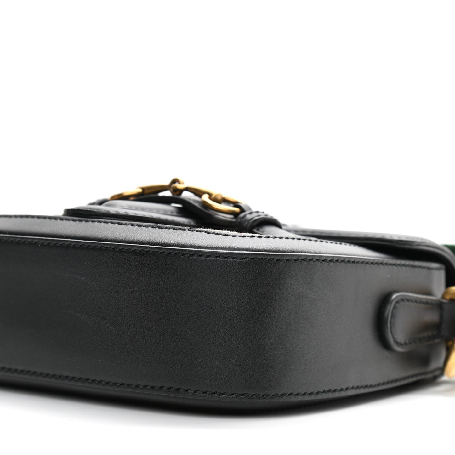 Monogram Small Lady Web Shoulder Bag Beige Black
