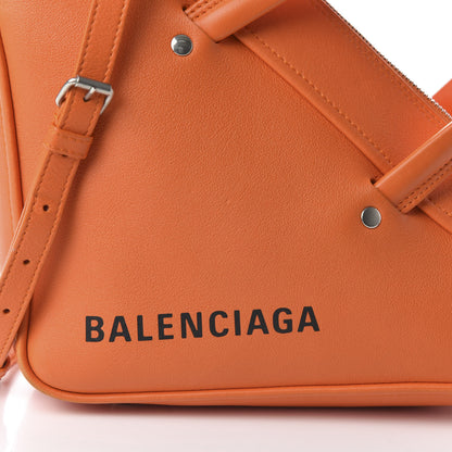Balenciaga Calfskin S Triangle Duffle Orange 10 of 10