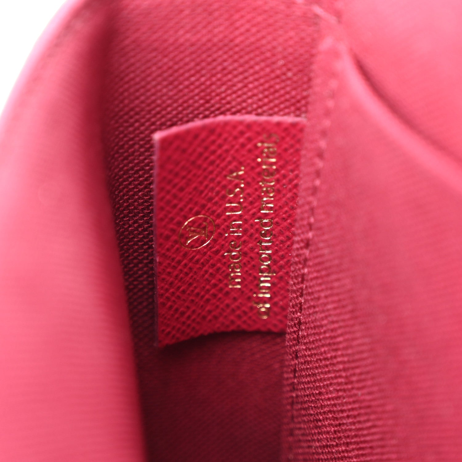 Louis Vuitton Monogram Pochette Felicie Chain Wallet Fuchsia 8 of 20