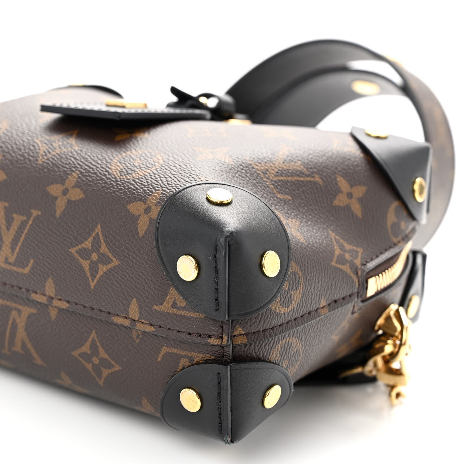 Louis Vuitton Monogram Petite Malle Souple Black 9 of 9