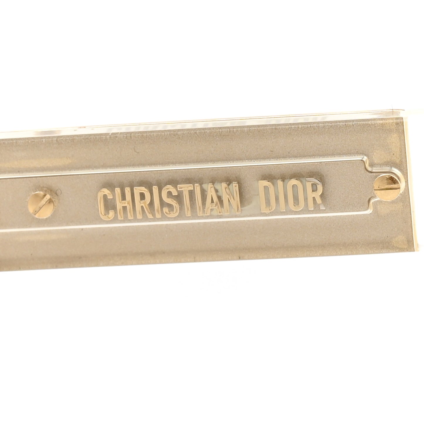 Metal Acetate Diorsignature A3U Sunglasses Gold