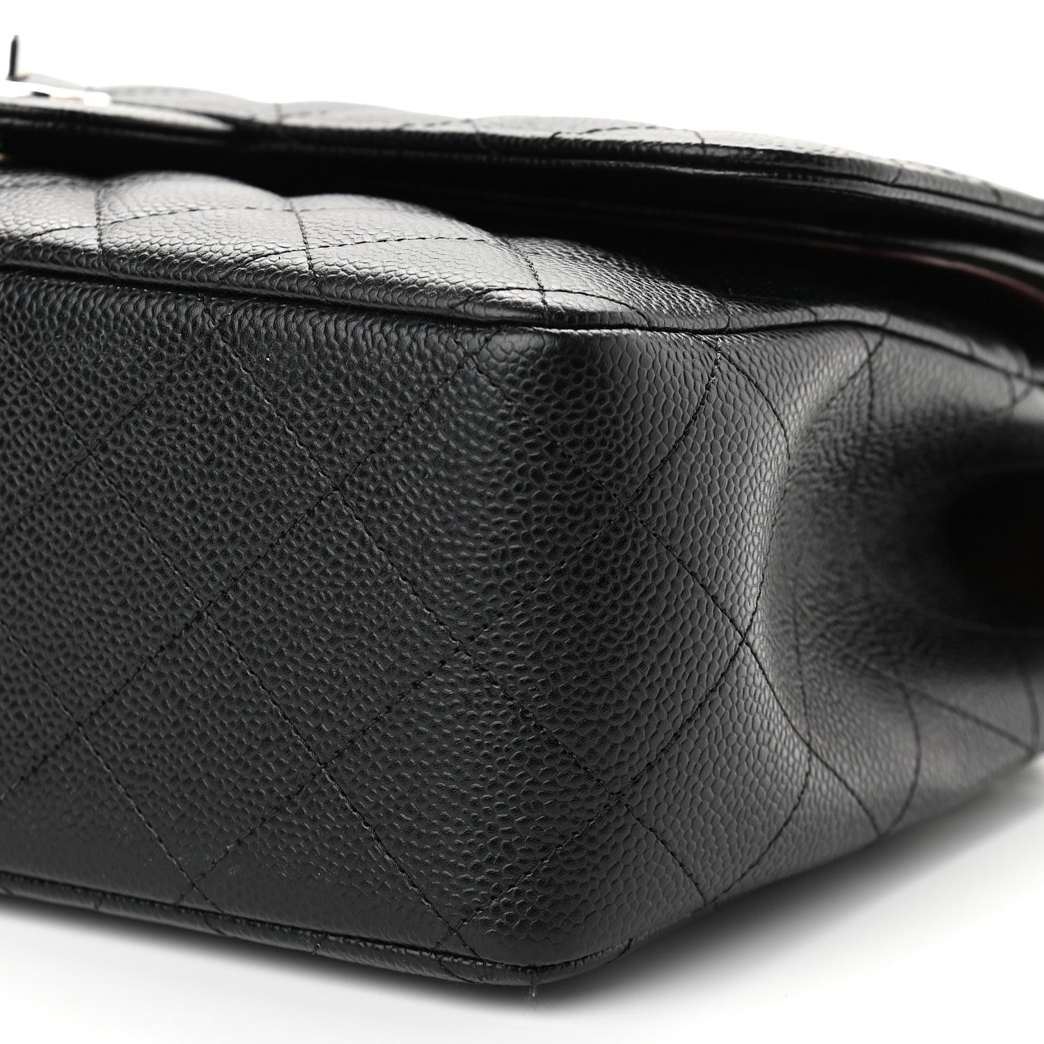 Chanel Caviar Quilted Jumbo Double Flap Black 11 of 13