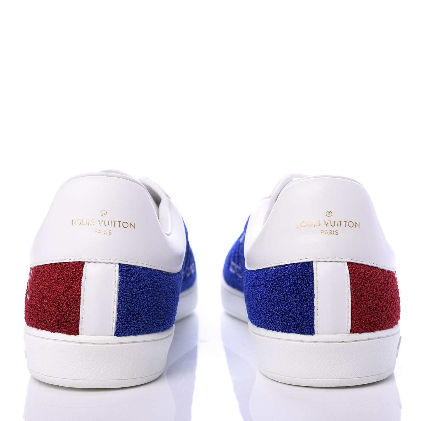 Calfskin Luxembourg Sneakers 9.5 Red Blue White