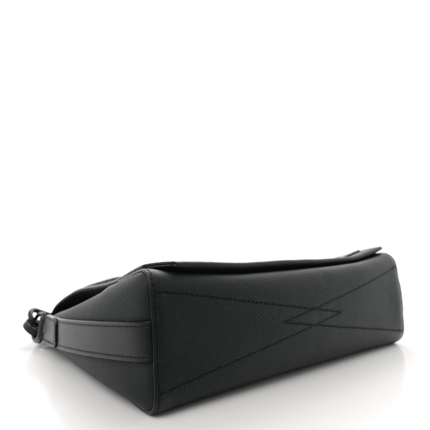 Calfskin Aerogram Takeoff Messenger Black