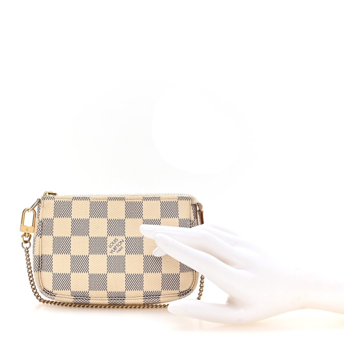 Louis Vuitton Damier Azur Mini Pochette Accessories 2 of 8