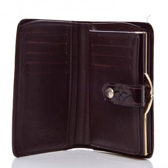 Louis Vuitton Vernis French Purse Wallet Amarante 5 of 15