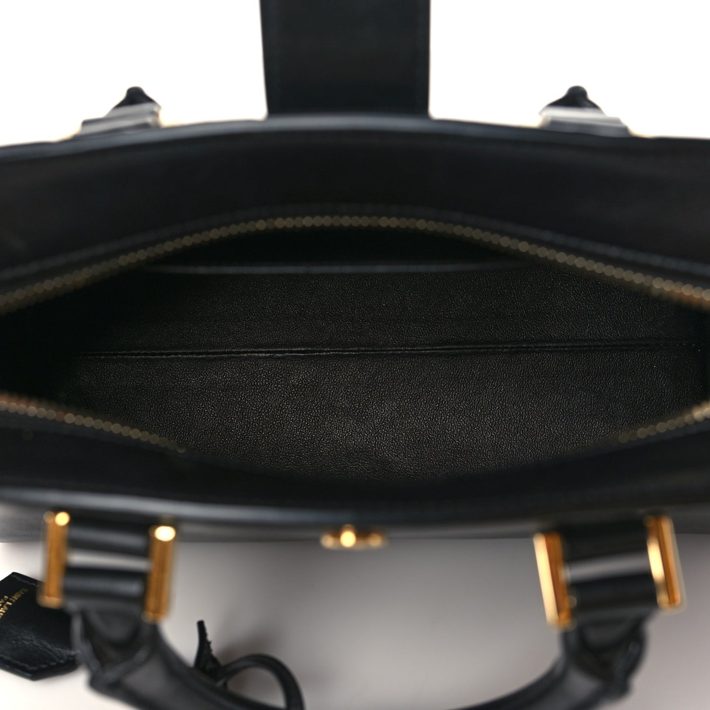 Calfskin Monogram Baby Cabas Black