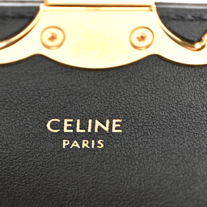 Celine Shiny Calfskin Mini Triomphe Black 6 of 9
