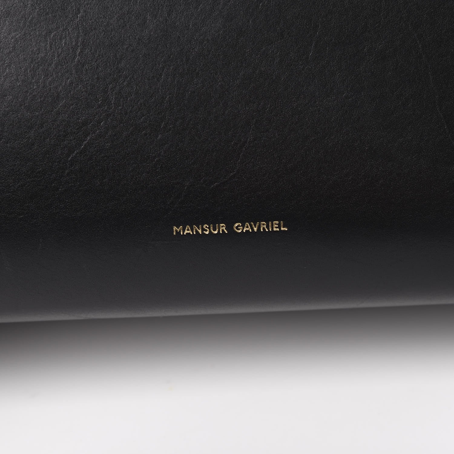 Mansur Gavriel Smooth Calfskin Large Shopping Tote Black Argento 7 of 17