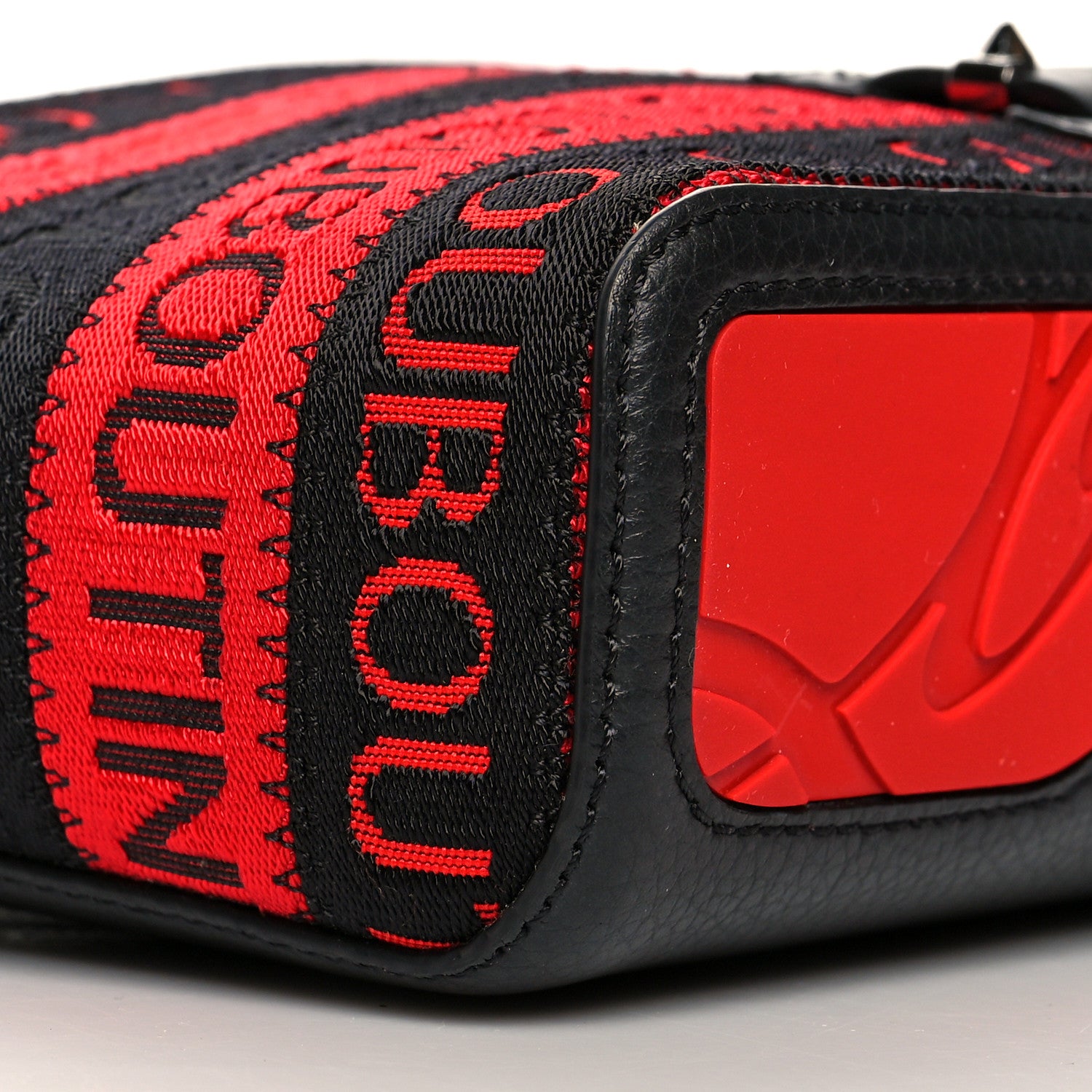 Christian Louboutin Kypipouch Messenger Bag Black Red 7 of 8