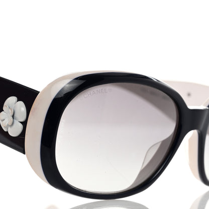 Chanel Camellia CC Sunglasses 5113 Blue White 8 of 9