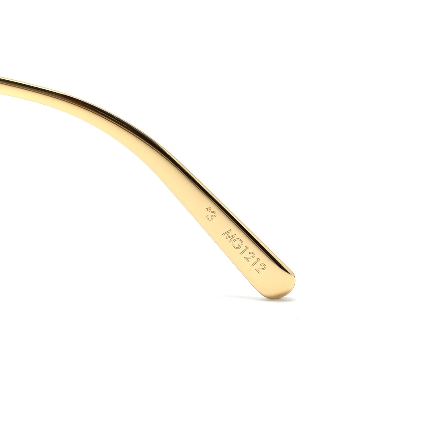 Louis Vuitton Metal LV Golden Mask Sunglasses Z1717U Gold 6 of 7