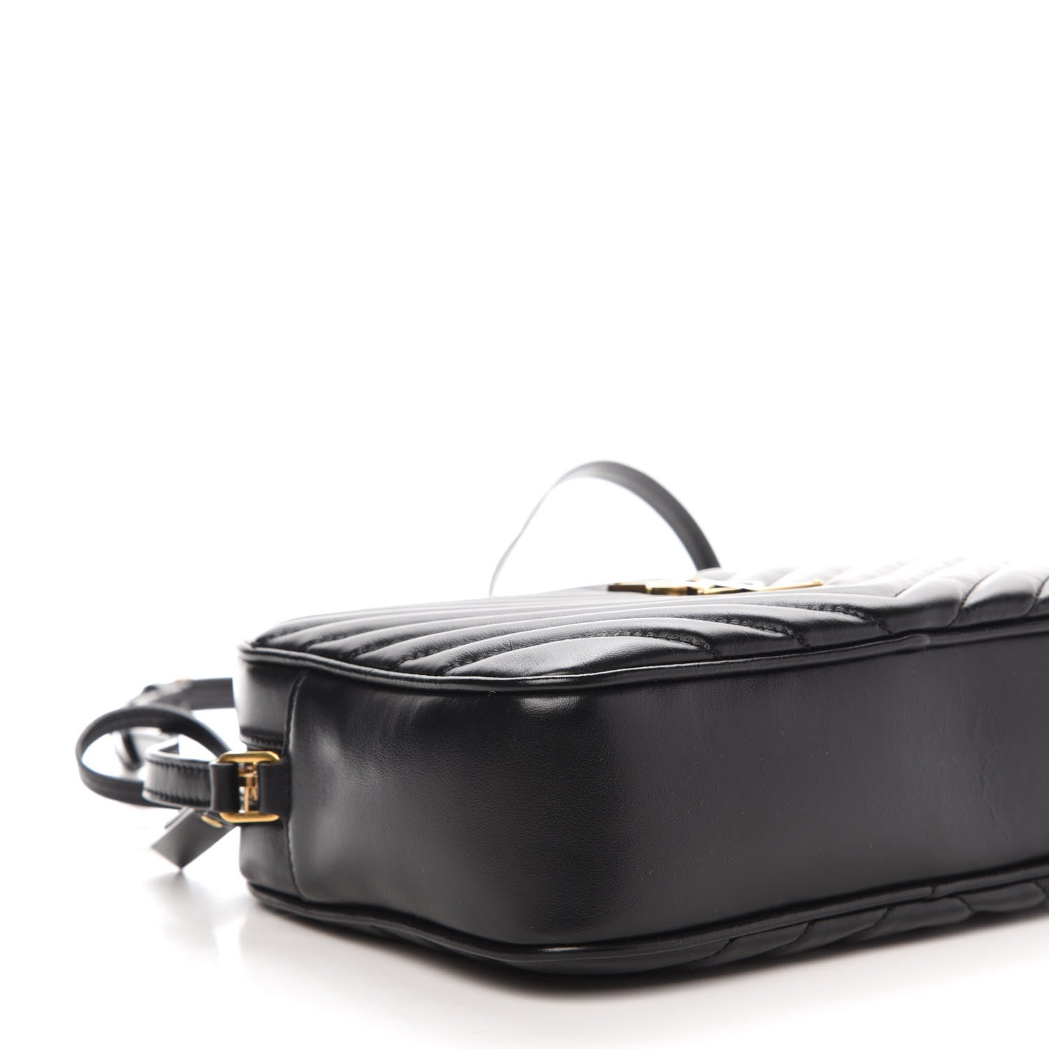 Saint Laurent Calfskin Matelasse Monogram Lou Camera Bag Black 8 of 10