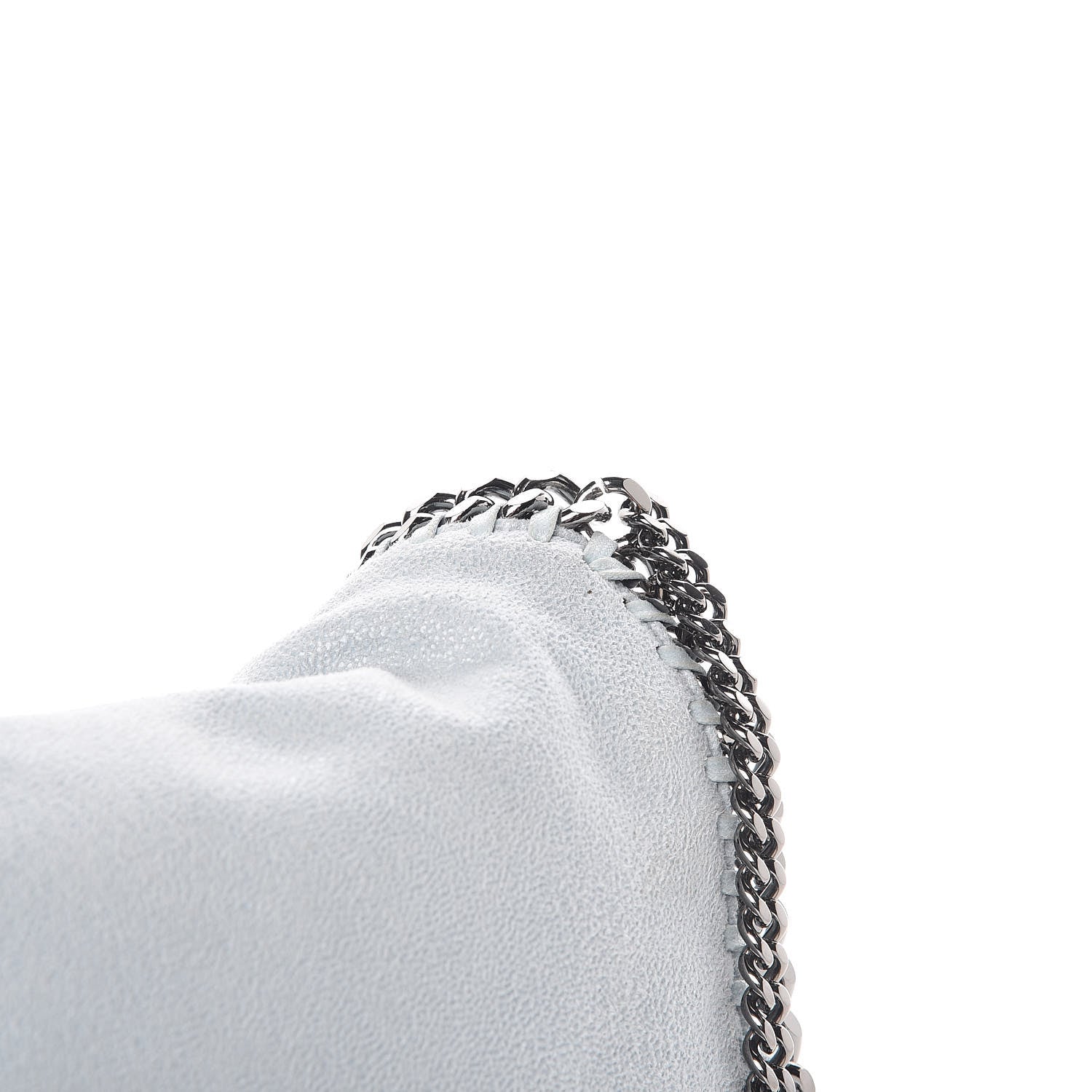 Stella McCartney Shaggy Deer Mini Falabella Fold Over Tote Light Blue 12 of 12